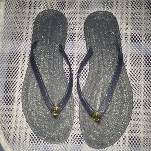 Authentic TOMMY HILFIGER NWOT Jelly Flip Flops Sz 9 M.